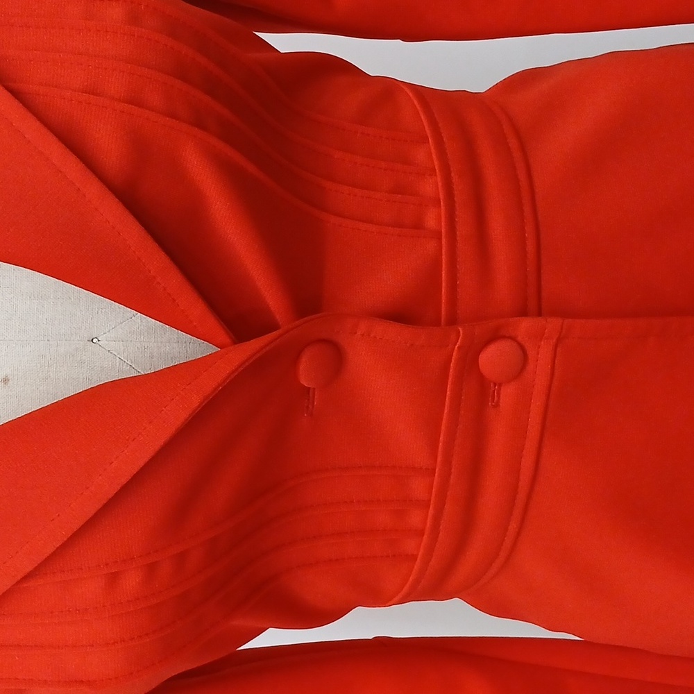 Vintage Red Polyester Blazer / Handmade / MINT - Picture 5 of 7